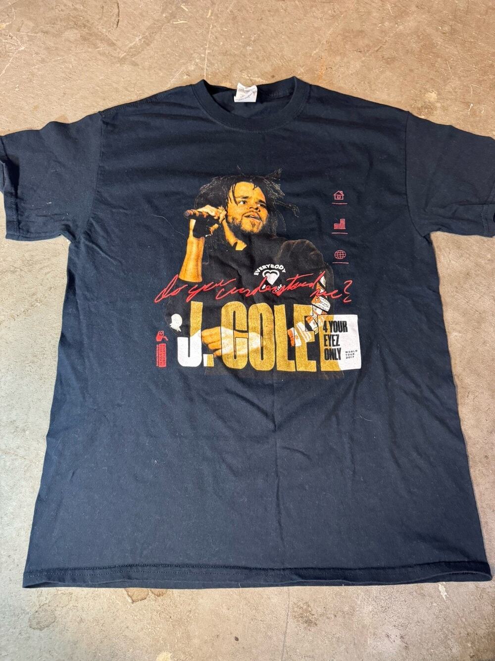 2017 j cole 4 your eyez only tour t shirt rap tee style